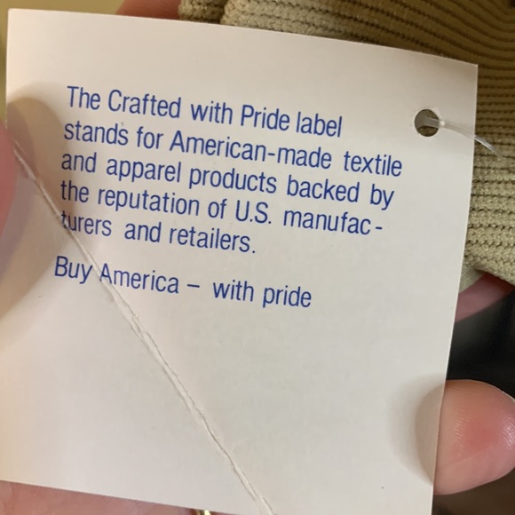 NOS Vintage White Castle Tan with Plaid Lining Embroidered Jacket Size XL - Picture 5 of 8